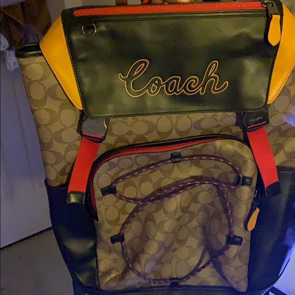 Multi colored Coach Backpack 2019 season - Picture 1 of 4